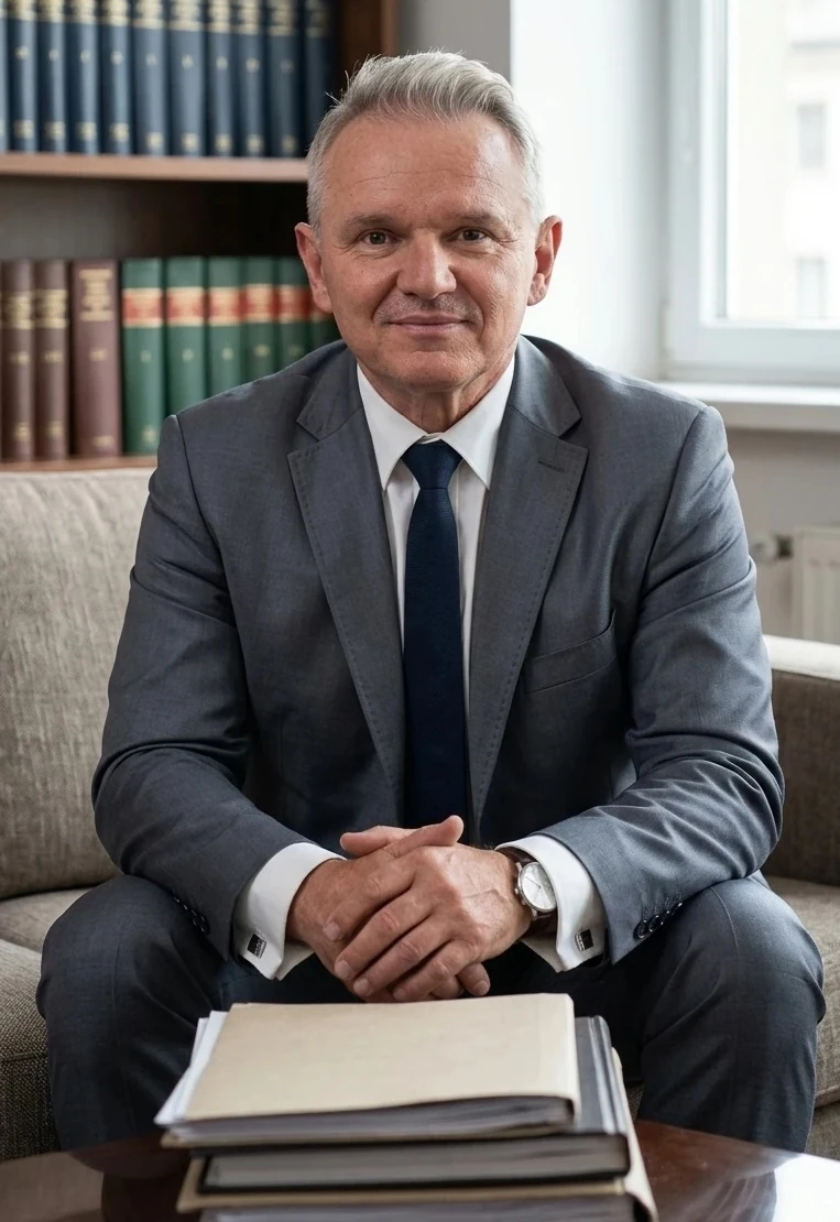 Na zdjęciu widać jednego z członków zespołu kancelarii Odszkodowania Kielce.